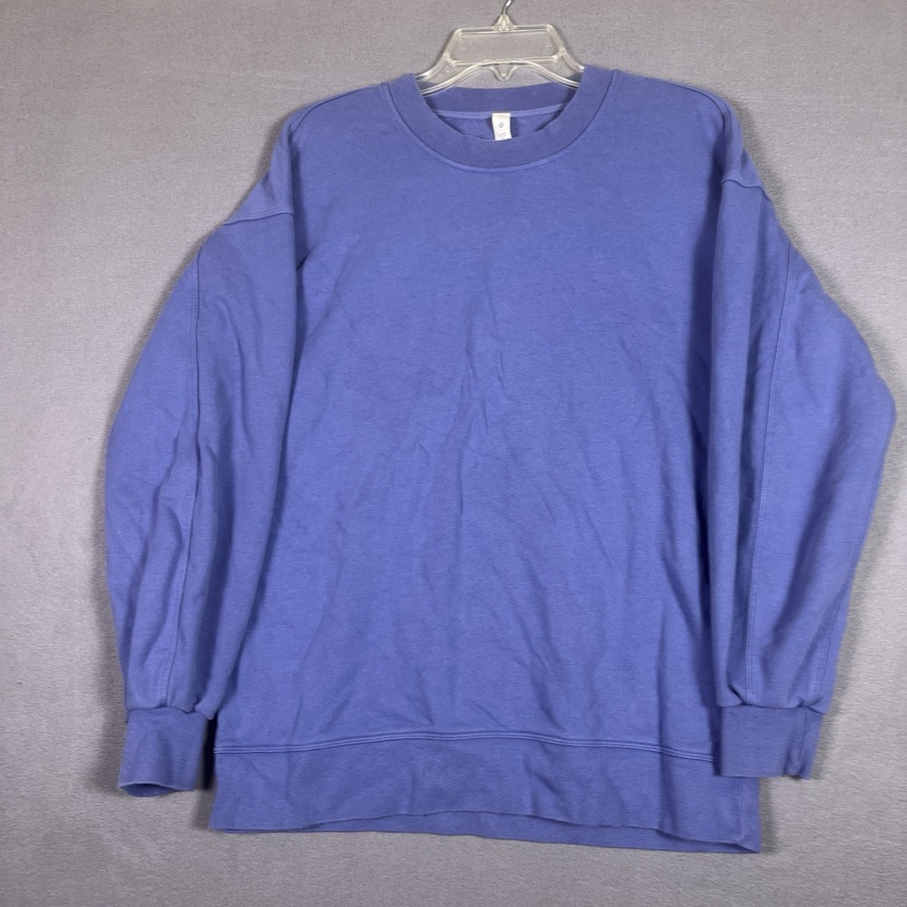 Lululemon Perfectly Oversized Crew Sweatshirt Soft Periwinkle Size 4